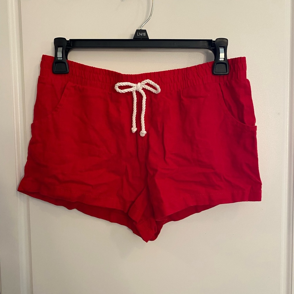 Simply Styled Red Shorts Lightweight